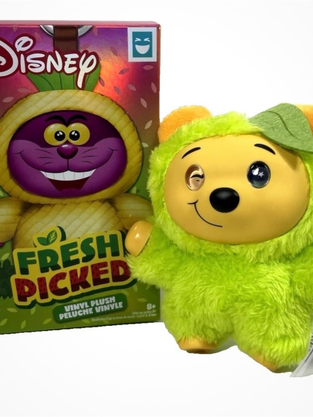Disney Lime Green Fresh Picked Pooh Bear with Leaf Accent